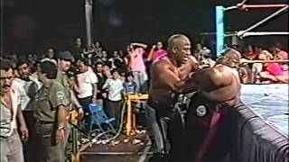 WWC Abdullah The Butcher vs Zeus 1990 [upl. by Halsy229]