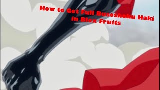 How to level up buso Hakienhancement in Blox fruits [upl. by Lhary]