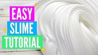 Easy How To Make Slime Tutorial For Beginners [upl. by Beaudoin]