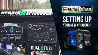 How to Set Up Your DuroMax Generator  XP13000EH [upl. by Leund]