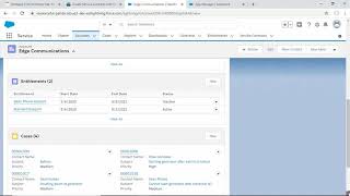 Create service contracts with entitlements in Salesforce [upl. by Nesnar]