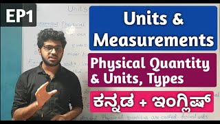 Units And Measurements Fundamental amp Derived Physical Quantities amp Units  PUC PHYSICS Karnataka [upl. by Russell877]