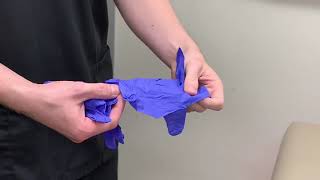 How to safely put on and take off gloves [upl. by Valida]