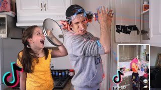 Trying Viral Tik Tok Pranks 😂 [upl. by Newfeld]