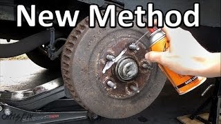 How to Remove a STUCK Drum Brake [upl. by Kirre]