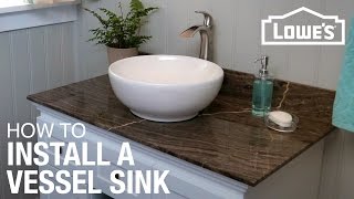 How to Install a Vessel Sink [upl. by Llehsyar]