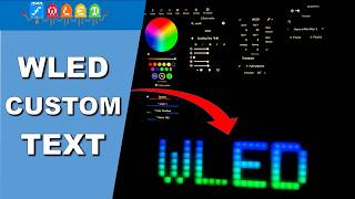 WLED Custom Scrolling Text  A Quick Tutorial [upl. by Cynthy]