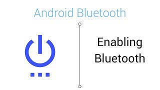 Bluetooth Tutorial  Enabling Bluetooth in Android Studio [upl. by Ingrim893]