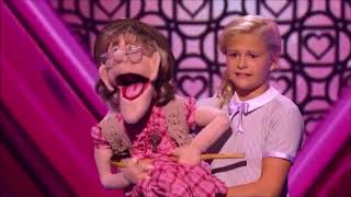 Darci Lynne ventríloqua mirim  Todas as apresentações  Americas Got Talent 2017 [upl. by Sadnac]