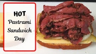 Hot Pastrami Sandwich Recipe [upl. by Esyahc]