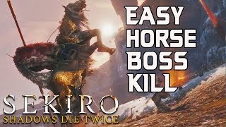 SEKIRO BOSS GUIDES  How To Easily Kill Gyoubu Masataka Oniwa [upl. by Korwun]