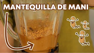 Como hacer Mantequilla de Maní Casera [upl. by Eleonora]