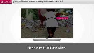 LG SmartTV con webOS Ver archivos de pendrive o disco duro USB [upl. by Lazor655]