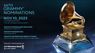 The 2024 GRAMMY Nominations Are TODAY Friday Nov 10 2023 [upl. by Burnham]