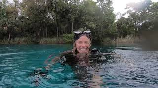 TrinaMason underwater yoga scuba diving Alexander springs florida March 4 2019 813am [upl. by Eddy]