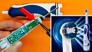 How to disassemble Braun OralB toothbrush on batteries  Repair electric toothbrushes Oral B [upl. by Cecile]