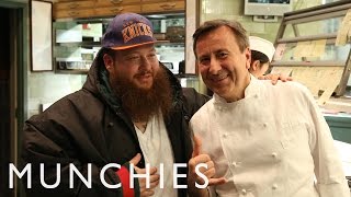 Action Bronson Samples the Finest Duck in NYC [upl. by Adimra]