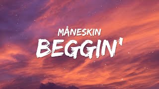 Maneskin  Beggin Lyrics [upl. by Asserrac685]