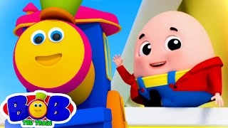 Humpty Dumpty Sat on a Wall  More Kindergarten Nursery Rhymes amp Kids Songs  Bob The Train [upl. by Bennet]