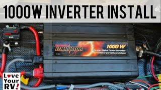 My 1000 Watt Inverter Installation Explained [upl. by Nigrom]