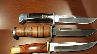 Hunting Knives For Bushcraft Buck 119 pt7 [upl. by Carrington]