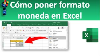 COMO PONER FORMATO DE MONEDA Y CONTABILIDAD EN EXCEL [upl. by Eden]