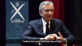 3 questions to Bernard Arnault CEO of LVMH [upl. by Eadrahc790]