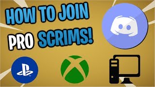 Fortnite How To Join Pro Scrims  Pc amp Console [upl. by Galasyn]