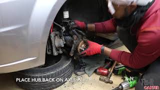 Hub Bearing amp Spindle Knuckle Replacement Chevy Aveo [upl. by Humble]