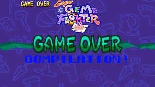 Game Over Super Gem Fighter Mini Mix  Pocket Fighter Arcade Compilation [upl. by Haney]