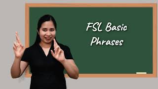 Learn the FSL Basic Phrases with Olivia Aguila [upl. by Mariano]