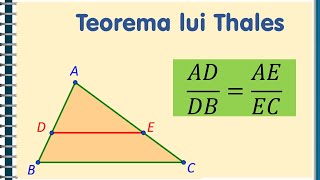 Teorema lui Thales  Materaro [upl. by Hpsoj]