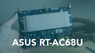 ASUS RTAC68U router disassembly  How to Open TMobile TMAC1900 [upl. by Kerrison26]