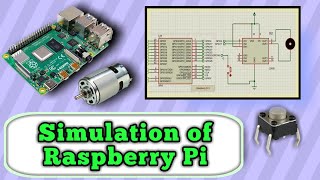 Simulation of raspberry Pi using proteus [upl. by Anawek784]