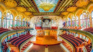 A Walking Tour of The Palau de la Música Catalana Barcelona [upl. by Nissa]