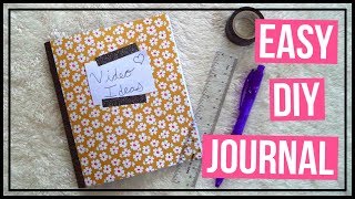 Easy DIY Journal  How To Make Your Own Journal [upl. by Ursola]