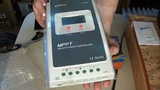 EPEVER Tracer 40 Amp MPPT Solar Charge Controller Install In RV [upl. by Elihu728]