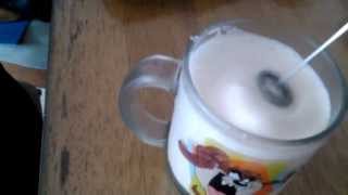 Aerolatte Review Frothing Cold Milk In Under 1 Minute [upl. by Schug773]