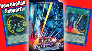 OBELISK Egyptian God Structure Deck First Impressions  YuGiOh [upl. by Colin]