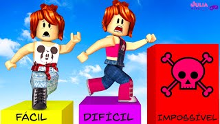 Roblox  PARKOUR IMPOSSÍVEL DAS CORES The Impossible Obby Remake [upl. by Icram]