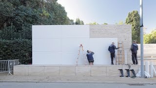 Mies van der Rohes Barcelona Pavilion transforms into a minimalists fantasy [upl. by Vidda468]