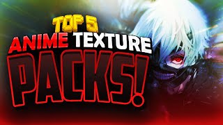 Top 5 Best Anime Minecraft PVP Texture Packs  Tokyo Ghoul Bundle Showcase 17189 [upl. by Lebazi296]