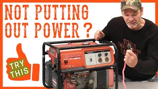 How To Fix a Generator That Wont Put Out Power [upl. by Irrak]