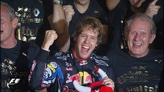 Sebastian Vettel Clinches Maiden World Title In Abu Dhabi [upl. by Avlis430]