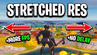 How To Get Stretched Resolution In Fortnite Chapter 5 WORKING 2024 [upl. by Abbotsun]