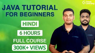 Java Tutorial in Hindi  Master Java in 6 Hours  Java programming for Beginners  Great Learning [upl. by Aunson]