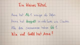 Ein kleines Rätsel  Teste dich [upl. by Isoais]