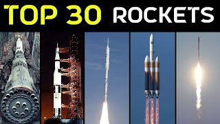 Top 30 Tallest Rockets Launched in the World [upl. by Cinelli]