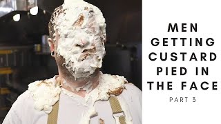 MEN GETTING CUSTARD PIED IN THE FACE  PART 3 [upl. by Nimajeb]