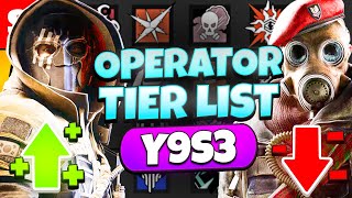 The ULTIMATE Y9S3 Tier List in Rainbow 6 Siege [upl. by Mcgregor]